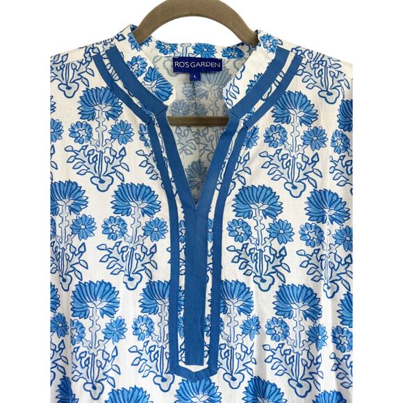 ANTHROPOLOGIE RO’S GARDEN TOKYO SHORT KURTA IN OMEGA - Picture 5 of 6